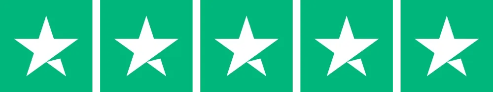 5 Stars on Trustpilot